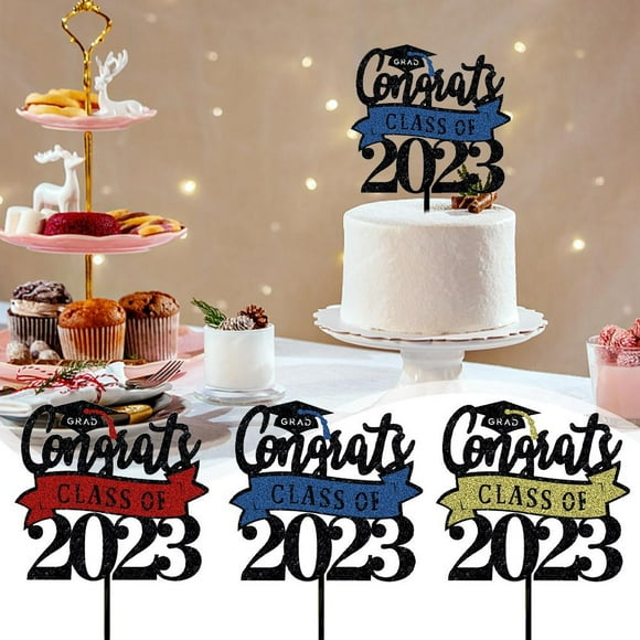 Vaidha The Class Of 2024 Graduation Party Cake Arrangement Tools Party Cake Insert Decoration