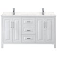 thumbnail image 7 of Wyndham Collection Wcv252560d-Vca-Mxx Daria 60" Free Standing Double Basin Vanity Set, 7 of 7