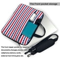 thumbnail image 2 of Lsque Stars And Stripes Pattern Laptop Bag – Portable & Slim Single-Shoulder Computer Case with Adjustable Strap, Protective, Lightweight for 13”/14”/15.6” Laptops, 2 of 8