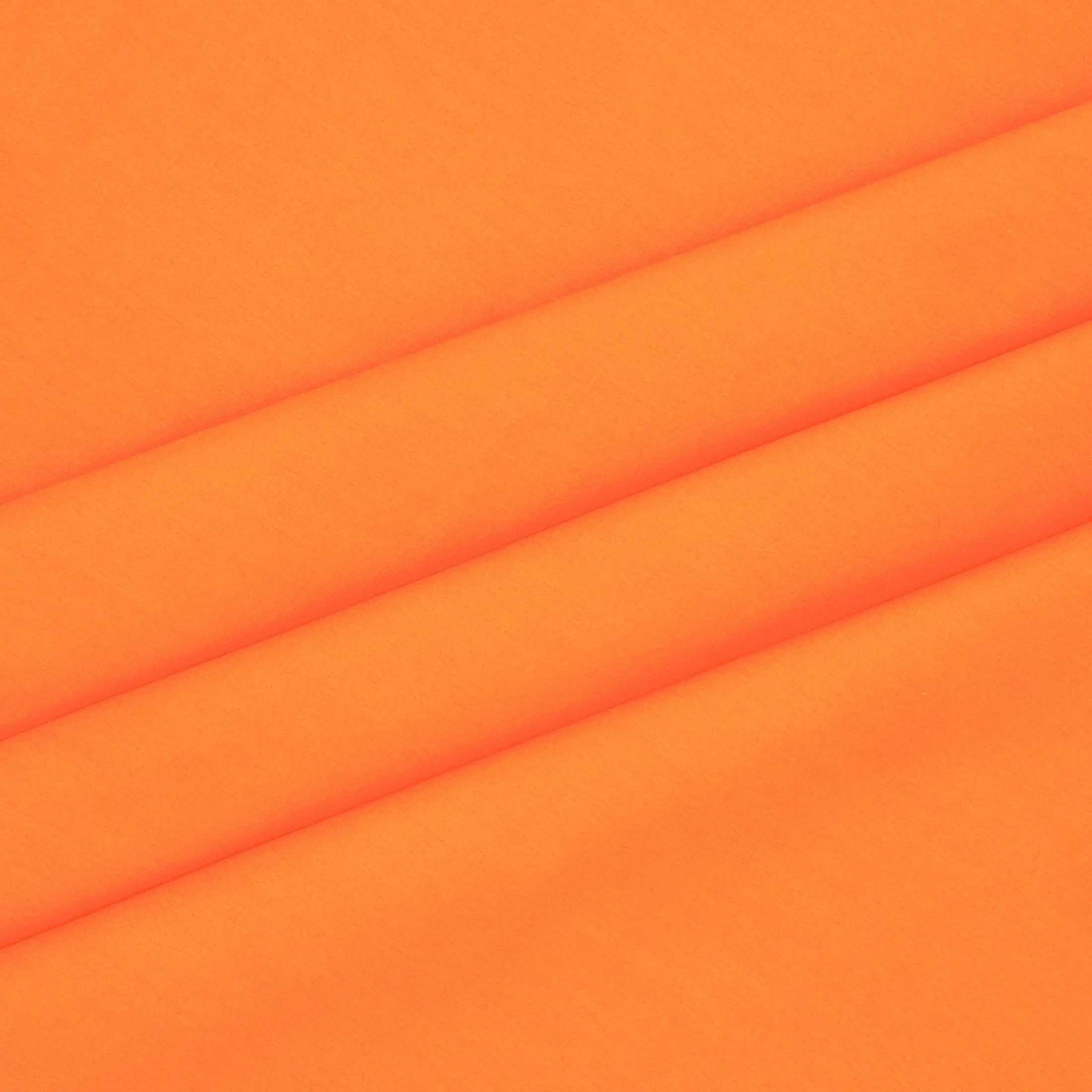 Shason Textile 2 Yard Cut Poly Cotton Fabric, Orange, 44" Wide for Craft & Quilting Projects