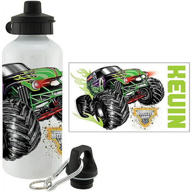 Personalized Monster Jam Grave Digger Sports Water Bottle - 20 oz