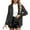 Black, variant on Jacket for Women Zipperr Long Sleeve Comfort Warm Jackets Fall Clothes Women Coat
