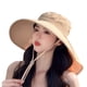 thumbnail image 1 of Sombrero de ala ancha para el sol con solapa para el cuello, gorras de pesca safari para senderismo con protección solar UPF 50+ para hombres y mujeres, 1 of 5