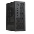 thumbnail image 2 of Caja de ordenador HTPC A09 vertical y horizontal negra Placa base ITX pequeña Fuente de alimentación flexible 1U, 2 of 6