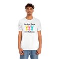 thumbnail image 4 of Im Just Here for my Peeps Easter Shirt Unisex Jersey Short Sleeve Tee, 4 of 10