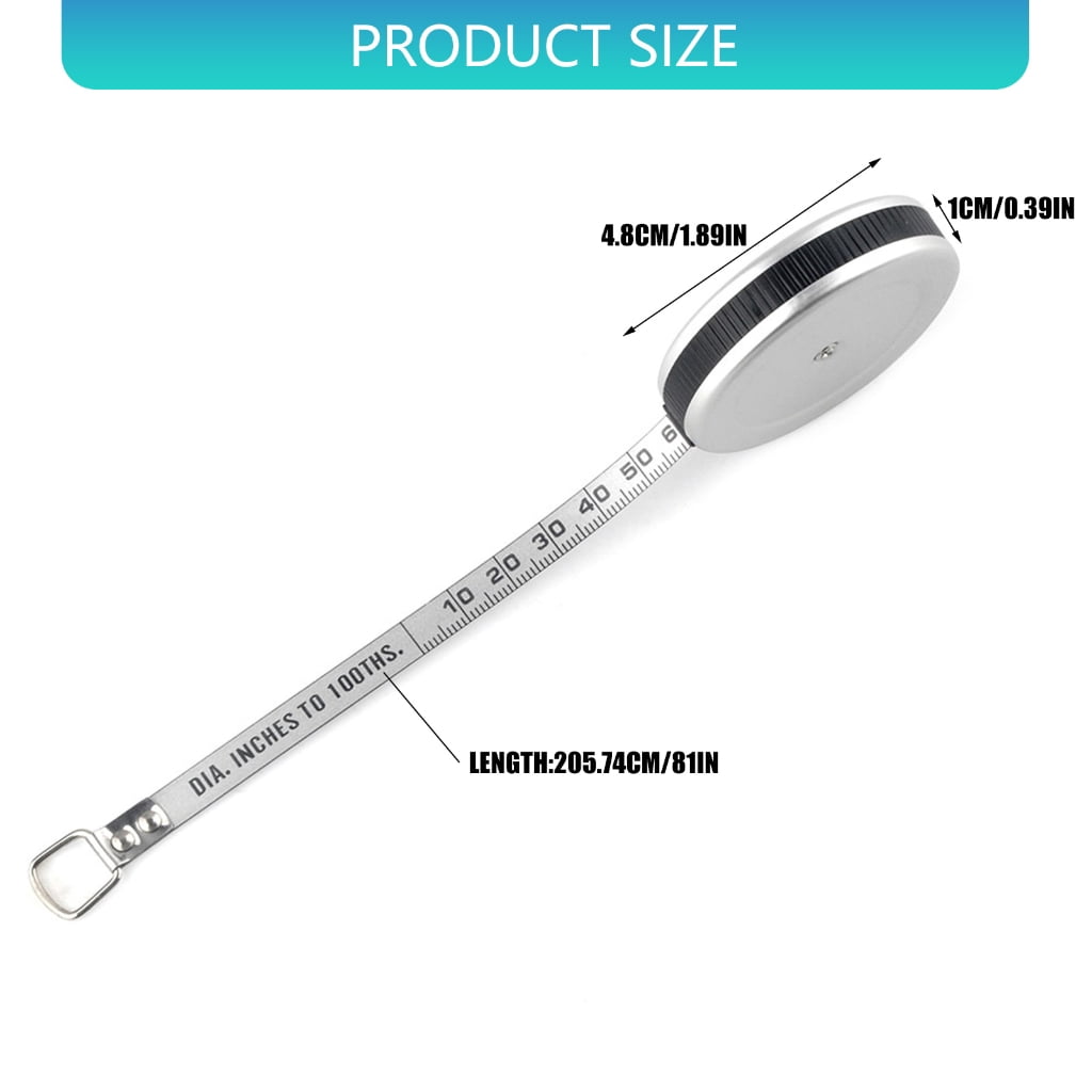 Double Scale Measurement Ruler Tape Measure Easy Pocket Carrying