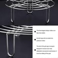 thumbnail image 4 of Set of 2 Stainless Steel Cooking Grates Round Steamer Cookware, 4 of 4