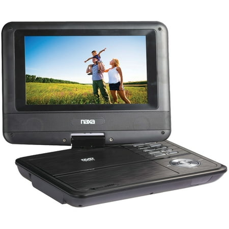 Naxa NPD703 7" TFT LCD Swivel-Screen Portable DVD Player