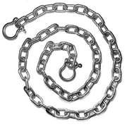 Stainless Steel 316 Anchor Chain Shackles Boats Sailing Fishing Mooring (5/16" (8mm) x 15' with 3/8" Bow Shackles)