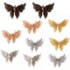 thumbnail image 2 of 1 caja de 10 dijes de mariposa de filigrana de 34 x 26 mm, dijes de mariposa de 3 capas con diamantes de imitación, dijes de mariposa de filigrana hueca de lujo, 2 of 9