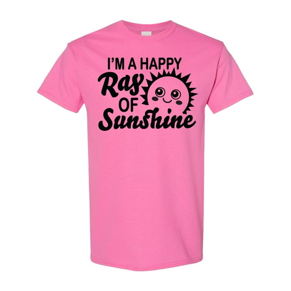 Inktastic Im a Happy Ray of Sunshine with Happy Sun T-Shirt