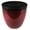 Red, variant on (EPR15-205 Large Egg Shaped Planter - Modern Indoor & Outdoor Decorative Flower Pot/Box (15 Inch, Green Flower)