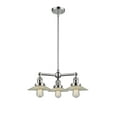 thumbnail image 6 of Innovations Lighting 207 Halophane Halophane 3 Light 22" Wide Chandelier - Polished Chrome, 6 of 7