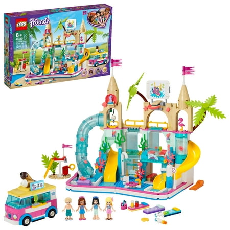 LEGO Friends Summer Fun Water Park Set 41430 Building Toy Inspires Hours of Creative Play (1001 Pieces)