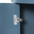 thumbnail image 6 of Sideboard47.2" Modern Storage Cabinet With Adjustable Shelves 4 Doors Corner Curved Design Sideboard Cabinet For Hallway, 6 of 9