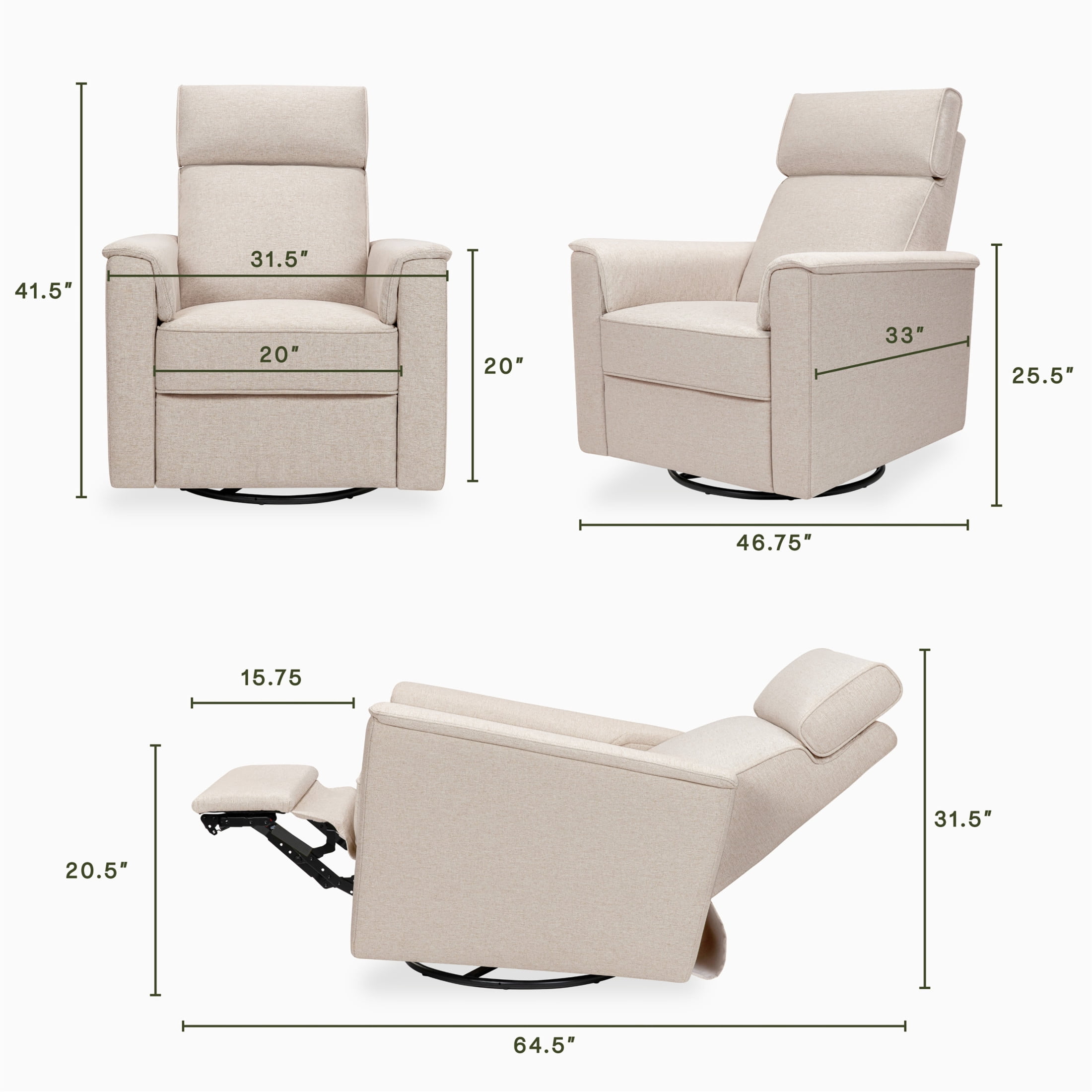Namesake Willa Pro Power Recliner and Swivel Glider