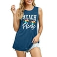 thumbnail image 4 of YI XIANG RAN Summer Beach Tanks for Women Sunglasses Beach Tank Tops Sleeveless Hawaiian Vacation Shirts, 4 of 6