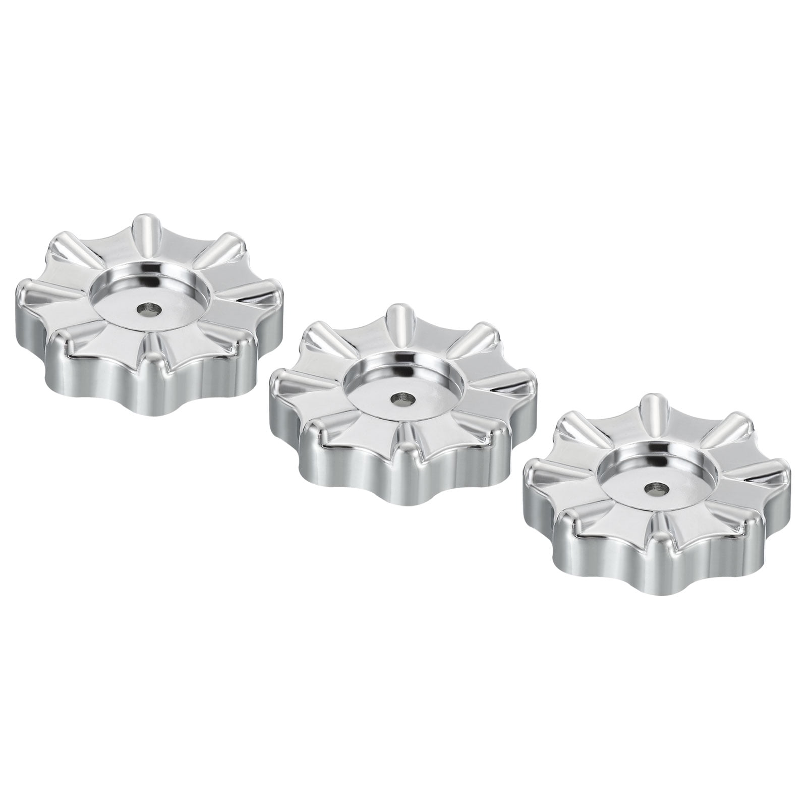 Uxcell Round Wheel Handle Faucet Handles Manifold Gauges Knob Square