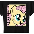 thumbnail image 3 of My Little Pony - Character Block Fluttershy - Women's Short Sleeve Graphic T-Shirt, 3 of 5