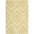thumbnail image 2 of SAFAVIEH Chatham Graham Geometric Wool Runner Rug, Light Gold/Ivory, 2'3" x 5', 2 of 10