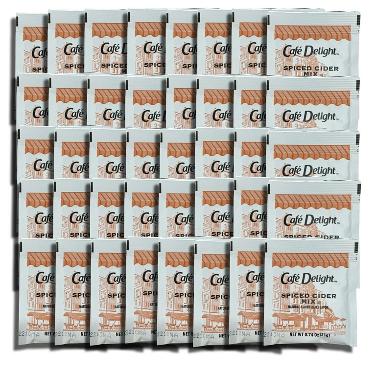 Spiced Cider Mix Packets Value Pack from Cafe Delight Bundled by Tribeca  Curations | Box of 40