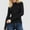 Black, variant on POROPL Fall Sweaters for Women 2025 Long Sleeve Crew Neck Sweater Casual Knitted Base,Lightweight,Size S-XL