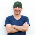 thumbnail image 4 of DALIX Men's Embroidered Dad Hat Soft Cotton Baseball Cap in Dark Green, 4 of 12