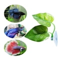 thumbnail image 4 of 4 Packs de Colchón de Hoja de Planta de Hamaca de Pez Betta, Zonas de Desove de Peces, Cama de Descanso de Cría, Succión de Plástico, Cómodo y Seguro (Individual Hoja), 4 of 6