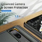 Allytech Google Pixel 7A Case 6.1 - Heavy Duty Shockproof Protective Anti-Scratch Slim Fit Dual Layers Hybrid Back Cover Shell Case for Google Pixel 7A - Black