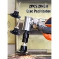 thumbnail image 2 of Bgsha 2pcs Disc Pad Holder 2Inch Quick Change Adapter Rotary Pad Holder 6mm Shank, 2 of 10