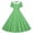 Green Dresses, variant on Women's 1950s Retro Plaid Cocktail Dress Vintage Double Breasted Short Sleeve Swing Wedding Guest Prom Dresses Red Dresses M