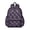 Purple and Black-1, variant on Purple and Black Checkered Pattern Backpack for School, Cute School Bag with Adjustable Shoulder Straps and Padded Back, 13.4"x11"x4.7"