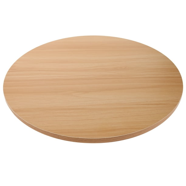 Mesa redonda gruesa de madera maciza de repuesto para mesa de centro, superficie de comedor, fácil de limpiar y mantener.