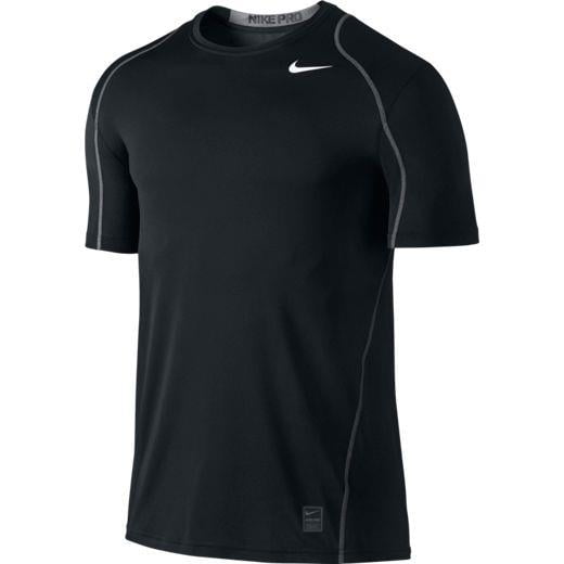 nike men's pro cool fitted short sleeve shirt