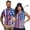 Blue Patriotic Star, variant on Aplkyhs Matching Golf Shirts for Couple American Flag Eagle Lightweight Quarter Zip Mens Hawaiian Shirt Golf Accessories for Men Machine Washable Quick Dry Suitable for Golf