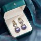 thumbnail image 1 of Pendientes Colgantes con Forma de Lazo para Mujer | Detalles Brillantes de Pedrería | Perla Sintética | Ajuste Cómodo y Seguro | Versátiles para Ocasiones Formales E Informales | Un Regalo para Ella, 1 of 6