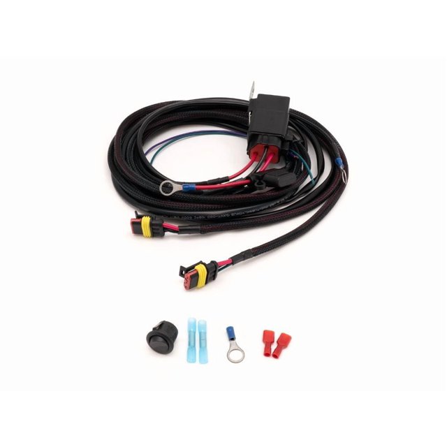 Triple-R Light Light Bar Wiring Harness 2L-LP-PL-120 Low Power; Two Lamp; 12 Volt Relay; 30 AMP Fuse; 3-Pin Superseal Connection; 2.2 Meter Cable