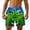 Blue, variant on FUZHIQ Swim Shorts Men 3xl Fashion Hawaiian Print Quick Dry 4th Of July Swim Trunks with Pockets Upf 50 Sun Protection Beach Wear,S