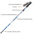 thumbnail image 3 of Foldable hiking poles – adjustable, lightweight, telescopic, 3 of 5