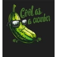 thumbnail image 4 of Cool As A Cucumber Humor Youth Black Jogger Pants-Small, 4 of 4