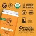 thumbnail image 3 of Proteína Vegana en Polvo Sunwarrior, Proteína Vegetal sin Azúcar ni Lactosa, con Quinoa y Chía, Sin Soja, Sin Sabor, 30 Porciones Sunwarrior SUNCLASSICPLUSNATURAL, 3 of 8
