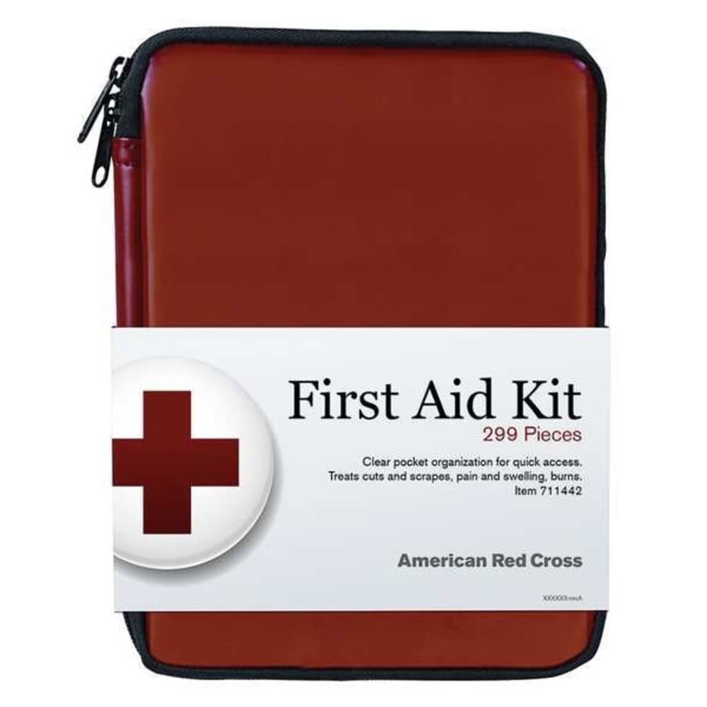 First Aid Kit and Housing, PVC 299 Components, 25 People Served 711442