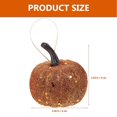 thumbnail image 2 of 10pcs Halloween Simulation Pumpkin Delicate Foams Pumpkin Harvest Party Decor, 2 of 3
