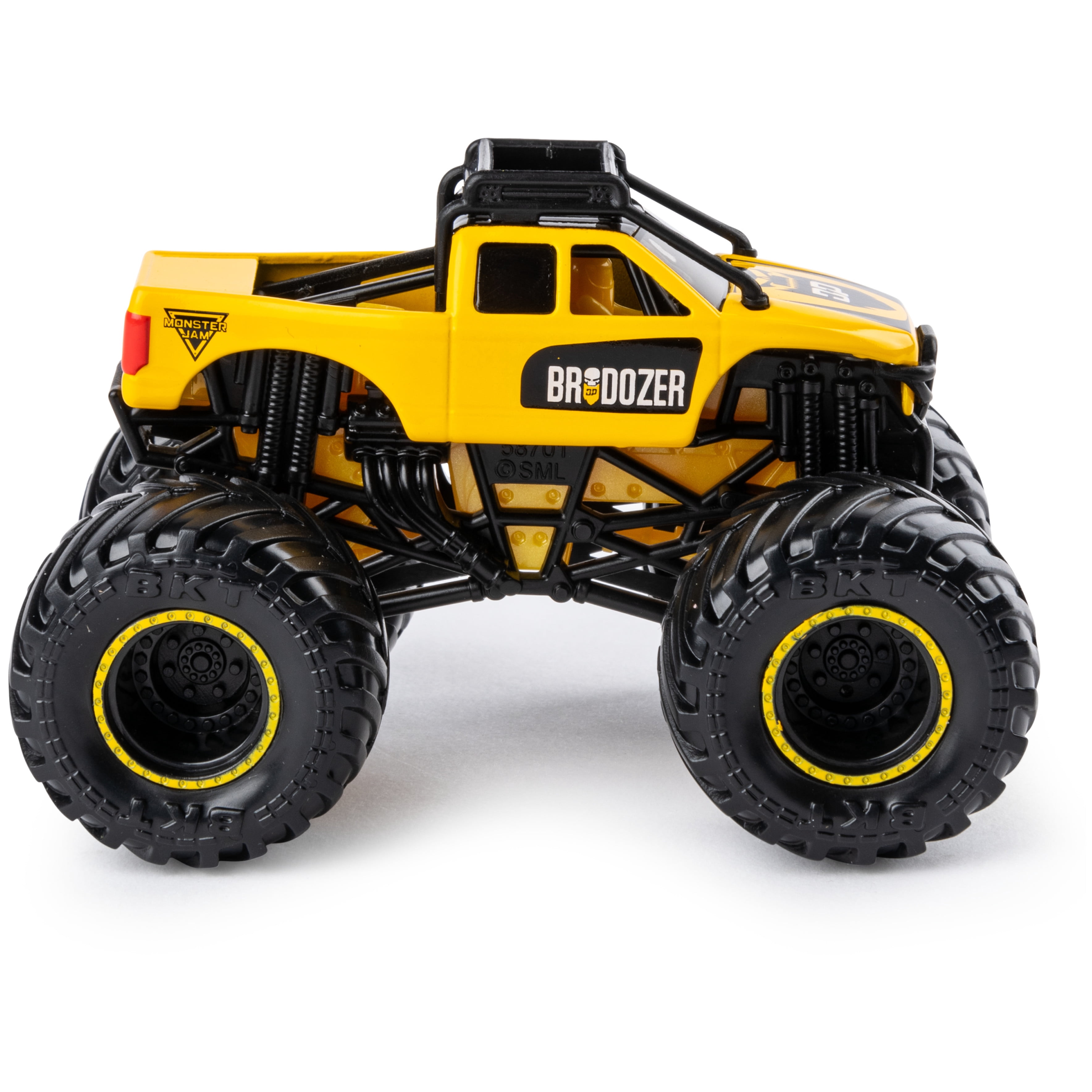 Monster Jam, Official Brodozer Monster Truck, Die-Cast Vehicle, Arena Favorites Series, 1:64 Scale
