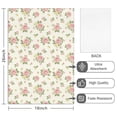 thumbnail image 2 of 6 Pcs Pioneer Flower Floral Print Pattern Kitchen Towels, Funny Microfiber Dish Towel Set, 18" X 26" Tea Towels, 2 of 6