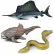 thumbnail image 1 of Simulated Deep Sea Life Animals Figurines Realistic Plastic Deep Ocean Animals Model for Ocean Animal Collection, EEL, Sailfish, Dunkleosteus, Set of, 1 of 4