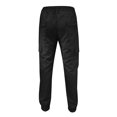 thumbnail image 5 of AWZXDE Men's Solid Color Jogger Work Pants with Drawstring Ankle and Multiple Pockets Utility Casual Trousers Black,L, 5 of 6