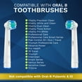 Aster Replacement Toothbrush Heads MMF7 16 Pack, Compatible with Oral
