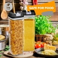 thumbnail image 4 of Cheer Collection 4 Piece Food Storsage Containers, 1.9L - Black, 4 of 6