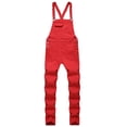thumbnail image 1 of tumgatte Men's Fashion Suspenders Rompers Slim-fit Trousers Flash Deal, 1 of 4
